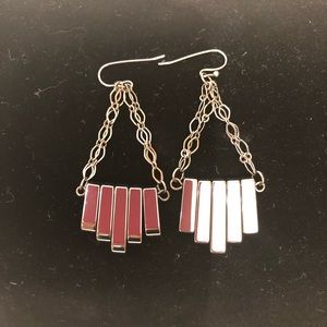 Artist made Hermatite earrings